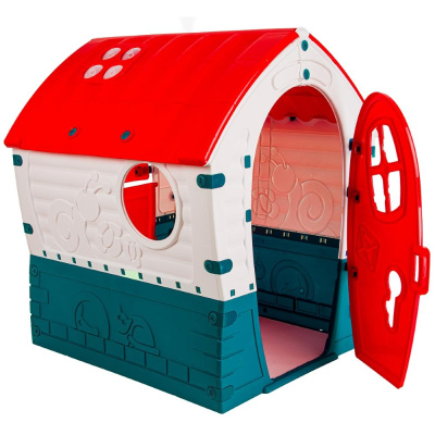 Игровой домик Лилипут PalPlay M681-TWILIGHT красный-морской-белый 01